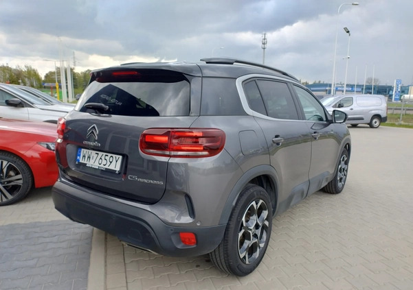 Citroen C5 Aircross cena 113500 przebieg: 12712, rok produkcji 2022 z Małomice małe 191